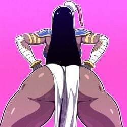 1girls ai_generated ass ass_focus big_ass dark-skinned_female dark_skin fate/grand_order fate_(series) female female_only huge_ass mullon novelai scheherazade_(fate) solo solo_female solo_focus that_ass_was_fat