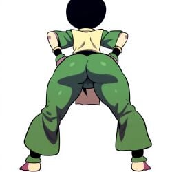 1girls ai_generated ass ass_focus avatar_legends avatar_the_last_airbender big_ass female female_only huge_ass mullon nickelodeon nicktoons novelai solo solo_female solo_focus that_ass_was_fat toph_bei_fong