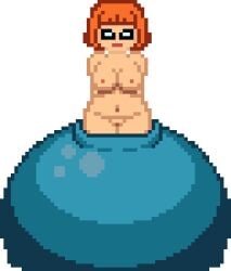 animated anonghoulie pixel_art red_hair slime vore