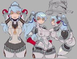 android anus ass breasts caliginous female labrys nipples persona persona_4_arena pussy robot robot_girl robot_joints thick_thighs wide_hips