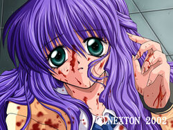 blood game_cg lowres moon moon. nexton purple_hair spoilers