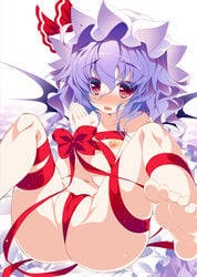 barefoot goriyaku legs nipples remilia_scarlet touhou