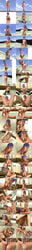 3d abs absurdres barefoot censored completely_naked completely_naked_female completely_naked_male completely_nude completely_nude_female completely_nude_male daisy_(artist) final_fantasy final_fantasy_x final_fantasy_x-2 high_resolution incredibly_absurdres long_image montage rikku rikuest_(daisy_doujincircle) tall_image