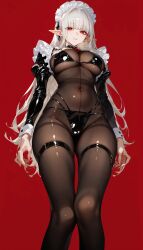 1girls ai_generated anime_style artist_request big_breasts female image_set tagme_(artist) thick_thighs tight_clothing tight_fit white_hair