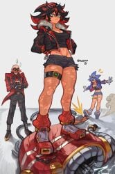 alesz01 character_request humanization muscle muscle_girl muscles muscular muscular_female sonic_(series) tagme_(character) tomboy