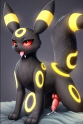 , ahegao_face ai_generated cumshot pokemon umbreon