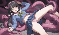 ai_generated chabashira_tenko danganronpa danganronpa_v3 tentacle_rape