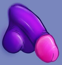 3gub balls big_balls big_penis erection genitals male no_visible_face penis penis_only purple_balls purple_penis solo