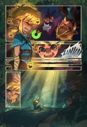 1boy 1girls bisexual breath_of_the_wild female guardian_(zelda) light-skinned_female light-skinned_male light_skin link link_(breath_of_the_wild) link_(tears_of_the_kingdom) male nintendo pokilewd tears_of_the_kingdom the_legend_of_zelda the_legend_of_zelda:_breath_of_the_wild zelda zelda_(tears_of_the_kingdom)
