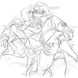 anal anal_sex anal_sex blush cum cum_in_ass cum_inside erasorethon from_behind gay gay_anal gay_domination gay_sex hairy homosexual homosexual_sex male/male male_only male_penetrated male_penetrating male_penetrating_male penis_in_ass sketch sniper sniper_(team_fortress_2) spy_(team_fortress_2) team_fortress_2 tf2 valve veiny veiny_penis yaoi