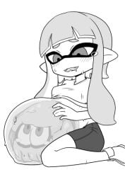 belly chikinelf inkling inkling_boy inkling_girl oral_vore splatoon splatoon_2 stomach stomach_bulge tummy unbirth unbirthing uterus vore