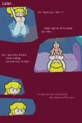 ambiguous_penetration bed big_breasts big_thighs bubbles comic diving happy happy_sex laying_on_bed mario_(series) princess_peach pussy squeezing_breast super_mario_bros. text tomato_(okami_tomato) underwater underwater_sex window zxtomatofan