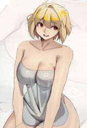 1girls alternate_breast_size arcueid_brunestud big_breasts blonde_hair breasts breasts_bigger_than_head busty curves curvy female female_only hips hips_wider_than_shoulders huge huge_breasts looking_away massive_boobs massive_breasts massive_tits melty_blood plump red_eyes see-through see-through_clothing sitting smile solo thick thick_thighs thunder_thighs tsukihime vampire wide wide_hips zcodent