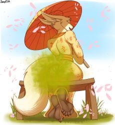 1girls 5_toes anthro ass ass_in_dress bench big_ass big_butt brap catinamask_(editor) countershade_feet dress edit edited edited_image fan_edit fart fart_cloud fart_fetish farting farting_at_viewer farts feet female female_focus female_only fennec fennec_fox flatulance foot_fetish fox fox_girl furry gassy gassy_ass gassy_female humanoid_feet japanese japanese_clothes kimono kimota petals sitting sitting_on_bench soles solo solo_female tag_your_posts tagme third-party_edit toes umbrella vulpine zp92