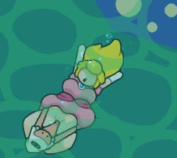 anal anal_sex asphyxiation blooper bubbles clothed dragged_away drowning mario_(series) mario_party no_panties princess_peach pussy super_mario_bros. tomato_(okami_tomato) underwater underwater_sex zxtomatofan