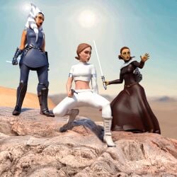 ahsoka_tano airress3d_(3d-modeller) barriss_offee clone_wars jedi mirialan not_porn padme_amidala pollonix13 republic star_wars tatooine the_clone_wars:_season_seven togruta