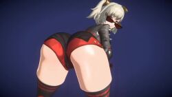 1girls 3d animated ass ass_jiggle big_ass big_butt booty bouncing_ass burnice_white dumptruck_ass futaholic huge_ass huge_butt jiggle jiggling_ass looking_at_viewer looking_back looking_over_eyewear looking_over_sunglasses musi_cassie pawg short_hair sound sunglasses tagme thick_thighs thighs throwing_it_back tinted_eyewear twerking twintails video white_hair zenless_zone_zero