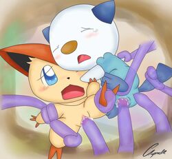 clyndemoon female female_only nintendo oshawott pokemon pokemon_(species) pokemon_bw victini