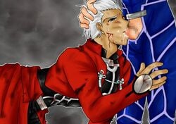 archer_(fate) cu_chulainn_(fate) fate/stay_night fate_(series) male_only tagme