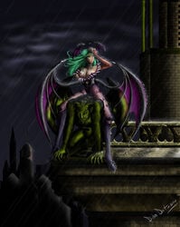 capcom clothing darkstalkers dido-antares gargoyle morrigan_aensland nipples small_breasts succubus tagme