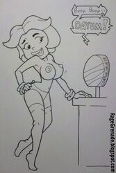 hanna-barbera jane_jetson monochrome nipples rage_grenade tagme the_jetsons