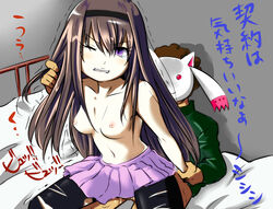 akemi_homura akemi_homura kyuubee kyuubee mahou_shoujo_madoka_magica