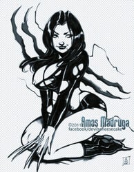 2011 amos_madruga judasart marvel monochrome new_x-men x-23 x-force x-men