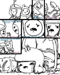 adventure_time cartoon_network closed_eyes comic crying finn_the_human open_mouth princess_bubblegum princess_bubblegum_young rape