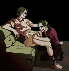 batman_(series) dc gay joker male male_only oral penis selfcest tagme the_dark_knight yaoi