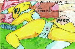 anthro ass bed color digimon doc_icenogle female fur furry furry_ass male partial_male penis pussy renamon tagme