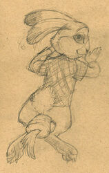 anal bunny carrot e._b. furry gay hop line_art lineart rabbit rough_sketch tagme vegetable