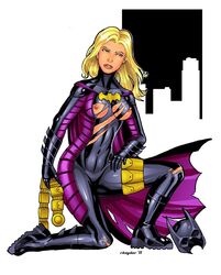 1girls batgirl batgirl_(stephanie_brown) batman_(series) dc dc_comics female rhaydar solo stephanie_brown tagme