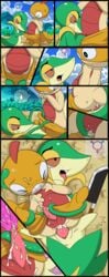 baginazard comic freckles pokemon pokemon_(species) scraggy snivy tricksta