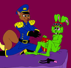 anthro bucky_o'hare bucky_o'hare_(series) kooshmeister mimi_lafloo