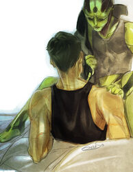 commander_shepard drell exitonly gay mass_effect thane_krios