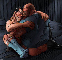 adorable canon_couple cute gay heavy_(team_fortress_2) heavy_weapons_guy love lovers loving loving_couple male male_focus male_only medic medic_(team_fortress_2) romantic romantic_couple romantic_sex tagme team_fortress_2 yang yangpuppy