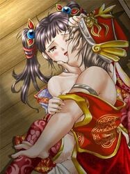 da_qiao dynasty_warriors lu_xun tagme