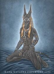 1boy 2004 anubis dark_natasha egyptian_mythology male male_only solo solo_male tagme