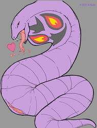 arbok colored female female_only feral nintendo nude pokemon pokemon_(species) side_view solo tagme tongue vulva zabraxas