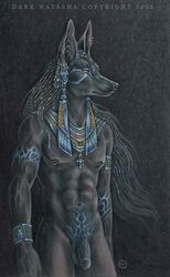 1boy 2008 anthro anubis dark_natasha egyptian_mythology furry male male_only solo solo_male tagme