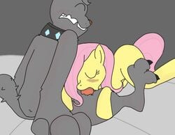 diamond_dog_(mlp) fluttershy_(mlp) friendship_is_magic my_little_pony protagonistsub_antagonistdom rover smooth_skin