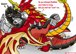 bakugan bakugan_battle_brawlers drago drago_(bakugan) helios helios_mk2 scalie tagme