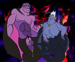 disney evil_manta nipples penis tagme the_little_mermaid ursula ursula_(the_little_mermaid)