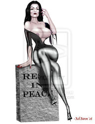 2008 big_breasts black_hair breasts celebrity chuck_bauman deviantart long_hair maila_nurmi nipples real_person red_baron tagme the_vampira_show tombstone vampira watermark