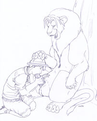 simba from disney by gwon