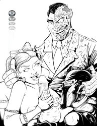 batman:_arkham_city batman_(series) dc spice sugar threesome two-face