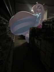 artist_request big_breasts breasts cassie_(theycallhimcake) cleavage female furry huge_breasts hyper_breasts tagme thick_thighs wide_hips