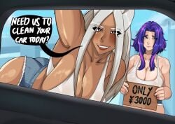 2girls clothed clothing dark-skinned_female dark_skin female female_only light-skinned_female light_skin my_hero_academia sieroo