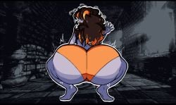 ass ass_bigger_than_head ass_focus big_ass homestuck homestuck_oc homestuck_troll oc tagme twerk twerking ykujo