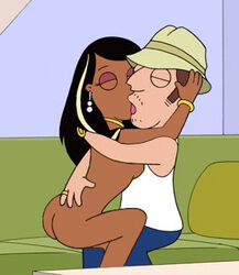 dark-skinned_female dark_skin das_booty family_guy federline_jones female interracial roberta_tubbs tagme the_cleveland_show